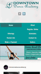 Mobile Screenshot of downtowndanceacademy.com